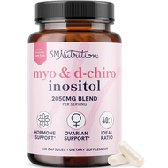 Myo-Inositol & D-Chiro Inositol untuk Keseimbangan Hormon bagi Wanita |   Nisbah Ideal 40:1 |   Supl