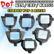 CRF KLX WR LAMP COVER, FRONT HEADLAMP CASING, TRAIL WR155 CARBON WTP Motor Motorcycle