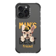 HI-SHIELD Stylish เคสใสกันกระแทก iPhone รุ่น French Bulldog [เคส iPhone15][เคส iPhone 14]
