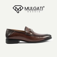 Giày lười nam MULGATI Horsebit Loafer da trơn đai kim loại - SP17338
