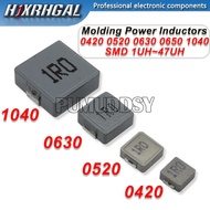 10PCS 0420 0520 0630 0650 1040 1R0 2R2 6R8 SMD Forming Power Inductor 1UH 2.2UH 3.3UH 4.7UH 6.8UH 10