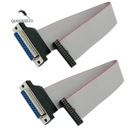 Wire Flat Ribbon Cable DB25 Female to FC-26 Female Connector for LCD Monitors, Connecting Circuit Bo