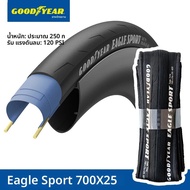 Goodyear Eagle Sport 700X28C จักรยานยาง 700X25C Clincher ยางยางยางพับจักรยานกรวดขี่จักรยานอุปกรณ์เสร