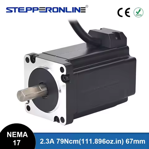 Nema17 Stepper Motor 1.8deg 79Ncm(111.896oz.in) 42 Motor 2.3A 42x42x67mm Nema 17 Step Motor 4-lead f