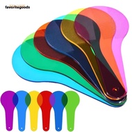 FAVORITEGOODS 6Pcs Color Filter Plate, Translucent Educational Science Toy Optics Color Filter Plate