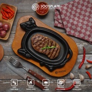 Hot plate beef steak or hotplate beef steak cast iron plate serving dish