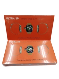 ULTRA S9 Smart Watch – Water Drop Screen | Video Call | Fitness Tracker + Dual Strap