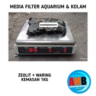 Zeolite 1kg plus ready-to-use netting bag zeolite filter media/ zeolite stone filter media/