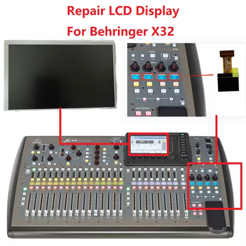 Original LCD Display For Behringer X32 / X32 COMPACT Matrix Screen Replacement
