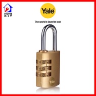 Yale Y150B/30/125/1 Brass Combination Padlock 32mm (Durable/ Corrosion Resistant/ High Security)