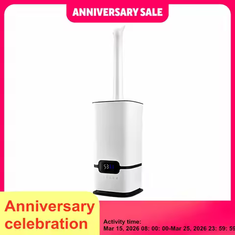 16L 100-240V Industrial Air Ultrasonic Humidifier Mute Commercial Supermarket Vegetables Mist Maker 
