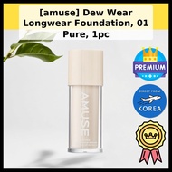 [amuse] Dew Wear Longwear Foundation, 01 Pure, 35ml 1pc / Korean Foundation / Longwear Finish by Kor