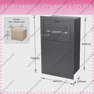 Security Anti-Theft Parcel Drop Box for Home, Wall Mount Large Mailbox with Lockable Flip Lid, Packa