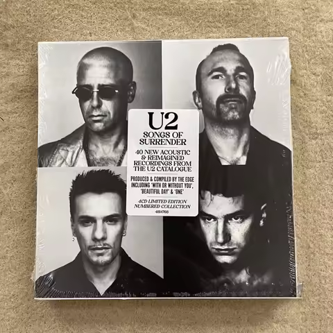 U2 Songs of Surrender 4CD Limited Numbered Collection - Acoustic Reimagined Recordings From Iconic R