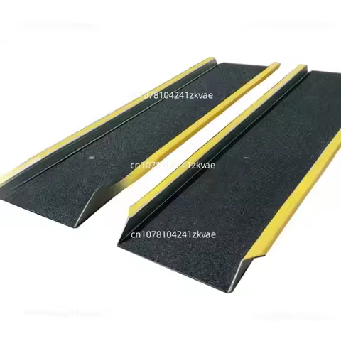 Movable Aluminum Alloy Telescopic Rail Type Ramp Wheelchair Ladder Ramp Plate