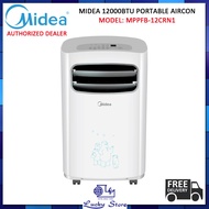 MIDEA MPPFB-12CRN1 12000BTU PORTABLE AIRCON WITH HOSE, 1 YEAR WARRANTY