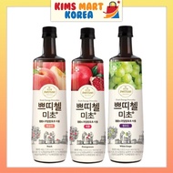 CJ Petitzel Fruit Vinegar for Drink 100% Natural Fruit Juice Peach, Green Grape, Pomegranate Korean Food 900ml