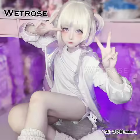 【Wetrose】In Stock Todoroki Hajime Cosplay Costume Hololive Dev_Is ReGLOSS Banchou Osu Holo Vtuber Se