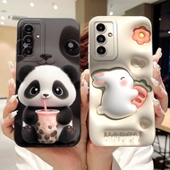 For Samsung Galaxy M13 M23 F23 Lens Protective Casing Samsung M13 M23 F23 Cute Panda Rabbit Flower C