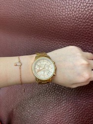 二手 MK Michael Kors  MK6357 水鑽鋼帶手錶