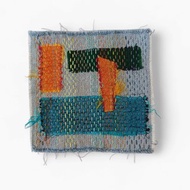 升級改造的牛仔布 boro 補丁 可見修補。