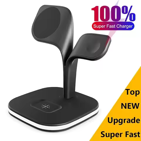 Magnetic 3 in 1 Wireless Charger For iPhone 13/14/15/ Pro Max/12 100% Fast Wireless Charging Station