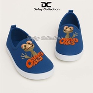 Slip on shoes for girls and boys with OSCAR OASIS motif