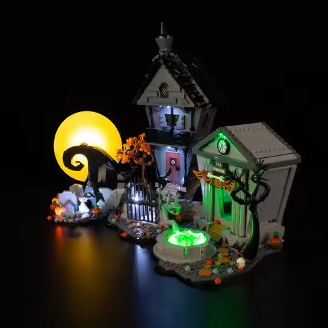 Led Light Kit for LEGO Tim Burton's The Nightmare Before Christmas 21351 Building Blocks