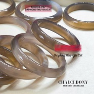 Smoke gray Ma Nao ring, size 51-58mm, no impurities, sdep tested