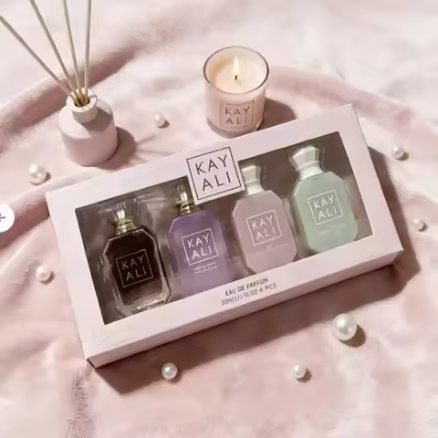 Kayali Arabic Perfume Set 30ml X4 Long Lasting Luxury Unisex Portable Mini Fragrance Collection Swee
