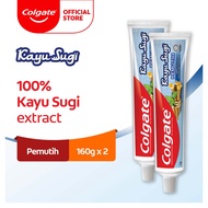 [East Malaysia] Colgate Kayu Sugi Whitening Toothpaste (160g x 2) [Value Pack]