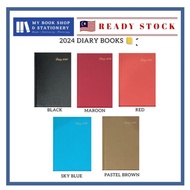 2024 Diary Book A5 size | Daily Desk Diary Planner | Hardcover