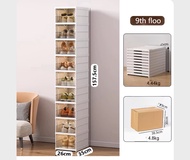 กล่องรองเท้าพลาสติก กล่องใสรองเท้า พลาสติกแข็ง ไซส์ 35*26*20cm กล่องรองเท้า กล่องเก็บรองเท้า กล่องพล