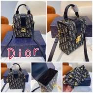 DIOR 30 Montaigne mini Dior phone bag 帆布拼皮手機袋