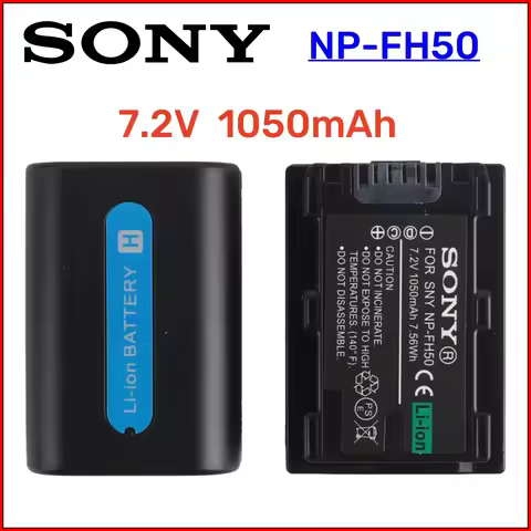 Original NP-FH50 NP FH50 Camera Batteries for Sony A230 A330 A290 A390 DSC-HX1 HX100 HX200 HDR-TG1E 