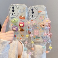 Case vivo y52 5g y72 5g TPU Transparent doll anti-drop phone case, TYGZ4
