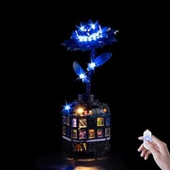 Nitemode Light Kit Compatible with Lego Wednesday Black Dahlia Flower 76784, Upgraded Brightness Adj