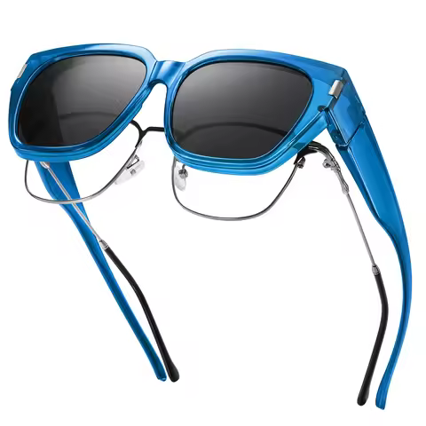 Sunglasses Set, Anti-Glare Glasses, Polarized Sunglasses for Myopia, Anti-UV Sunglasses