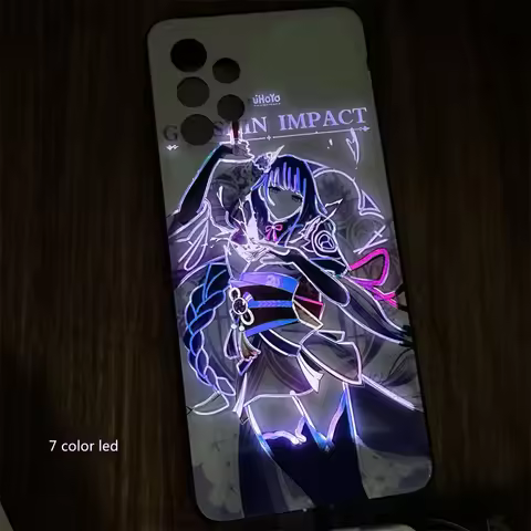 Genshin Impact Alhaitham LED Case for For Xiaomi POCO X3 X5 F5 M6 NFC Pro for Redmi Note 12 11 13 Fl