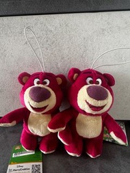 清貨平賣 熊抱哥 勞蘇 士多啤梨熊 lotso 公仔 toy story 玩具總動員 毛公仔 冒險樂園 namco