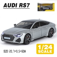 LEO 1:24 ชุดรถของเล่นของเล่นสำหรับเด็กผู้ชายและเด็กผู้หญิงชุดรถโมเดล Diecast RS7 Audi