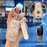 For Mercedes Benz A B C E S G GLE GLA GLB GLC CLA  EQB EQA EQC Class TPU Car Key Fob Case Cover Hold