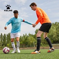 KELME Kelme ชุดแข่งชุดเสื้อผ้าเล่นฟุตบอลแขนยาวผู้ชายเสื้อเจอร์ซีย์ชุดฝึกซ้อมชุดทีมจีนฤดูใบไม้ร่วงและฤดูหนาว