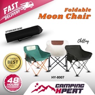 Kerusi Lipat Camping Foldable Moon Camping Chair Outdoor Folding Chair Kerusi Healing Portable Ultralight ( HY-8007 )