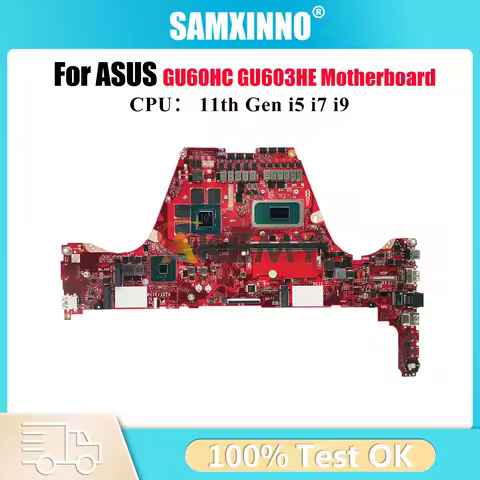 GU603HE Laptop Motherboard For ASUS ROG Zephyrus M16 GU60HC GU603 GU603HE Mainboard W/ 11th Gen i5 i