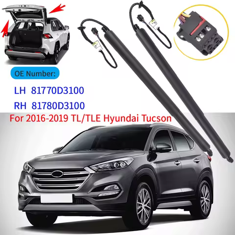 For 2016-2019 TL/TLE Hyundai Tucson Electric Tailgate Lift Struts Tailgate Gas Spring Support Struts