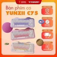 Genuine YUNZII C75 Mechanical Keyboard | Candy Switch | Gasket Mount | Tri-Mode Wireless | RGB | 75%