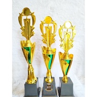 A set of 1st-2nd-3rd place trophy