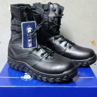 HITAM Bates Outdoor Tactical Shoes Black 9inc