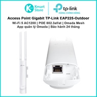 TP-Link EAP225 Outdoor WIFI Router | AC1200 2.4 & 5.0Ghz | LAN 1Gb PoE | Omada management App | Year